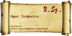 Ugor Szabolcs névjegykártya